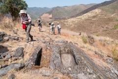 Medieval graves at Alpajares Causeway